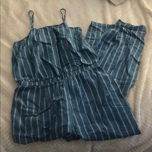 Striped Jumpsuit
